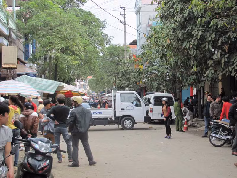 Phong toả hiện trường, phục vụ công tác điều tra, phá án. ảnh: Duy Chiến