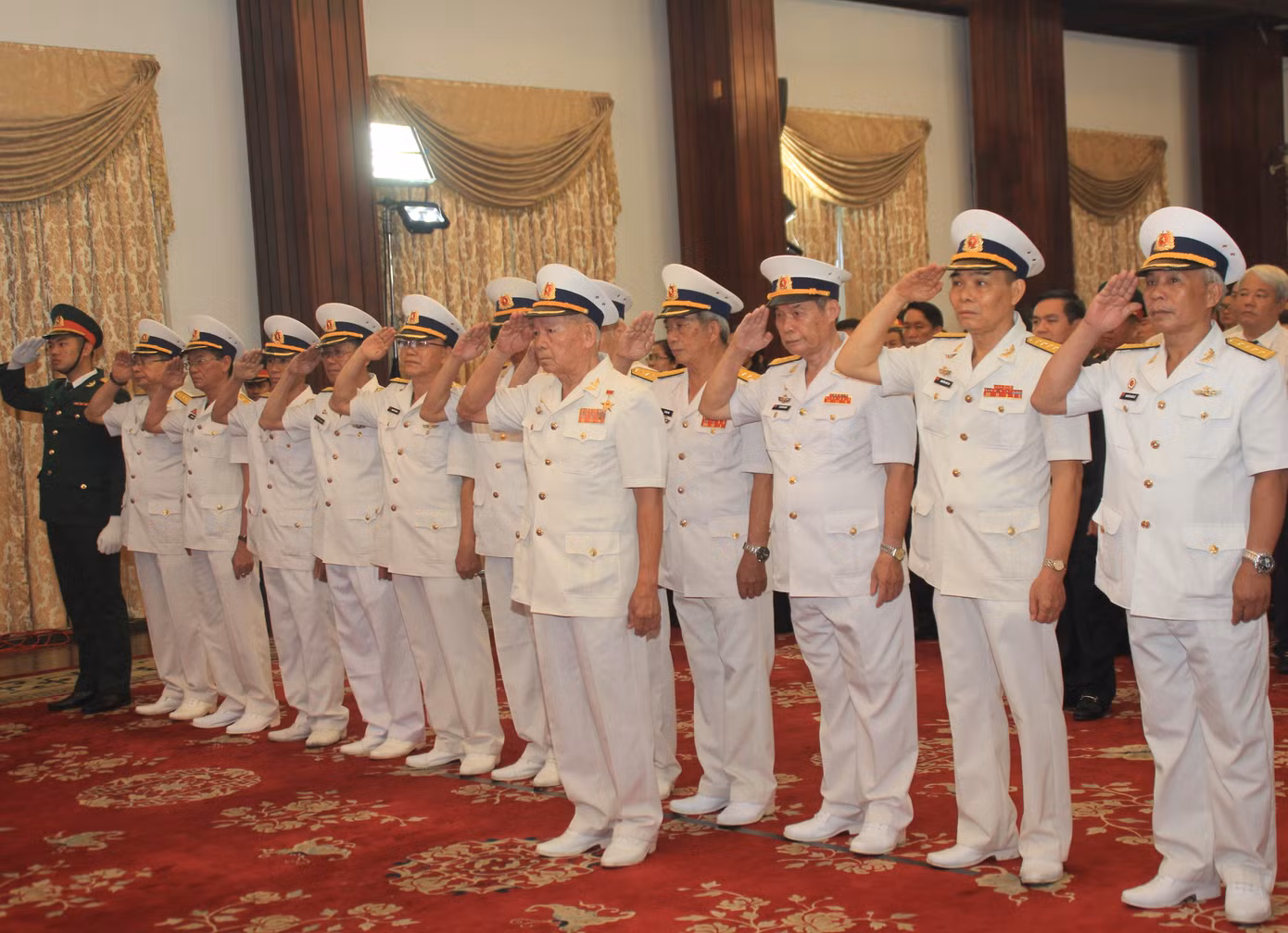 Lễ viếng, lễ truy điệu Đại tướng Lê Đức Anh tại Hội trường Thống Nhất ảnh 6