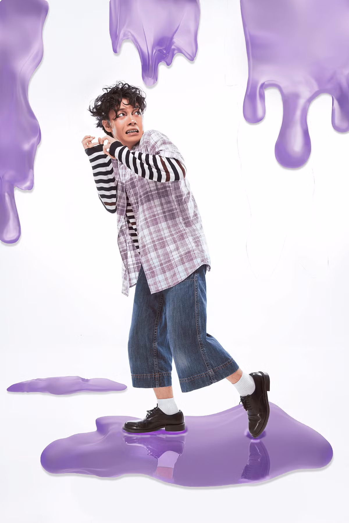 “Inside Out: Feel from emotion”, nơi Công hóa thân thành nhân vật “Fear” - hiện thân của nỗi sợ vô hình.