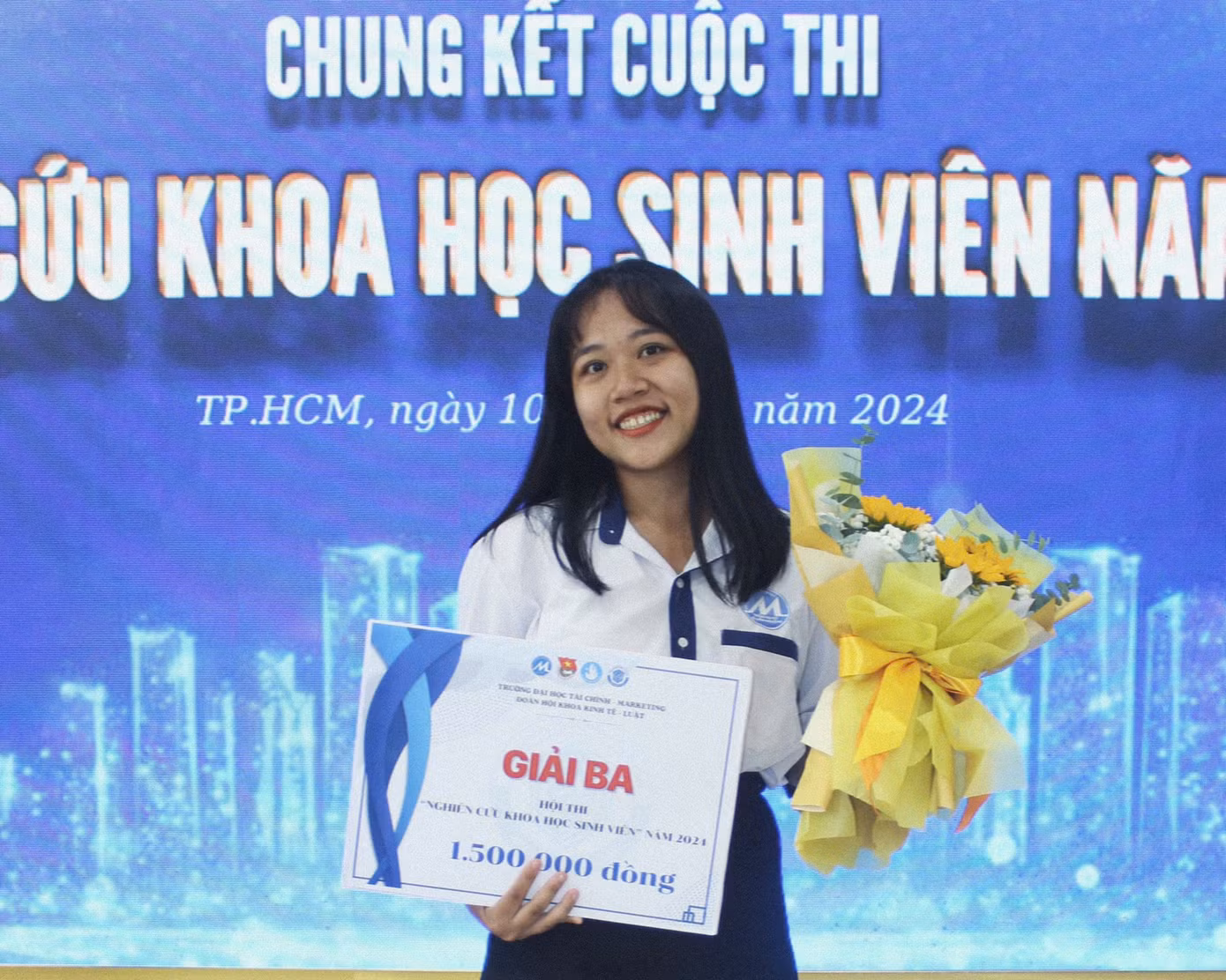 Như Quỳnh nhận được quả ngọt sau hành trình nghiên cứu khoa học đầy gian nan.