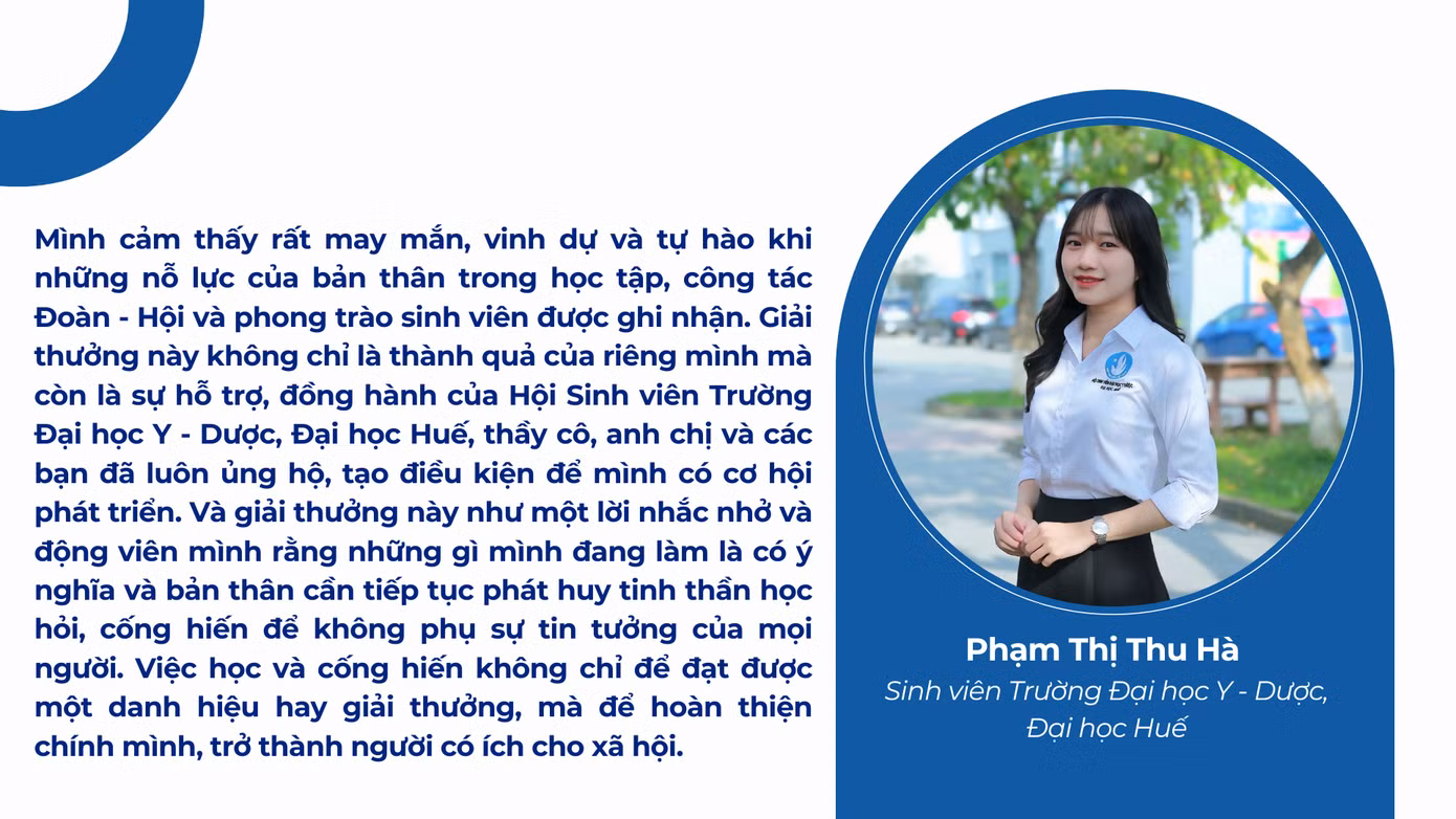 Thu Hà vinh dự nhận Giải thưởng “Sao Tháng Giêng” tiêu biểu cấp.
