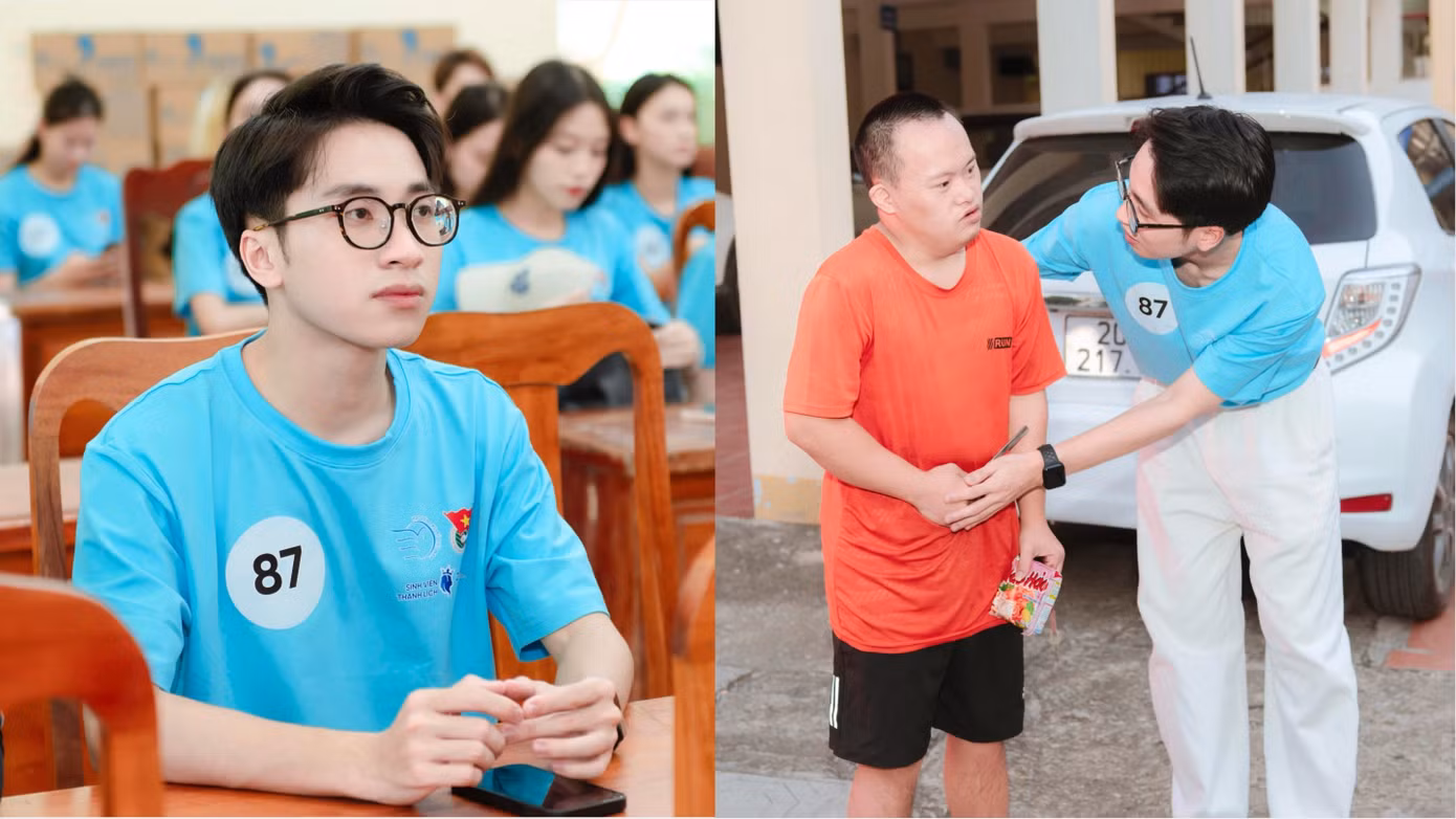 Mỗi nơi Nam đi qua đều mong muốn để lại dấu ấn bằng tình yêu thương và sự sẻ chia dành cho các em nhỏ.