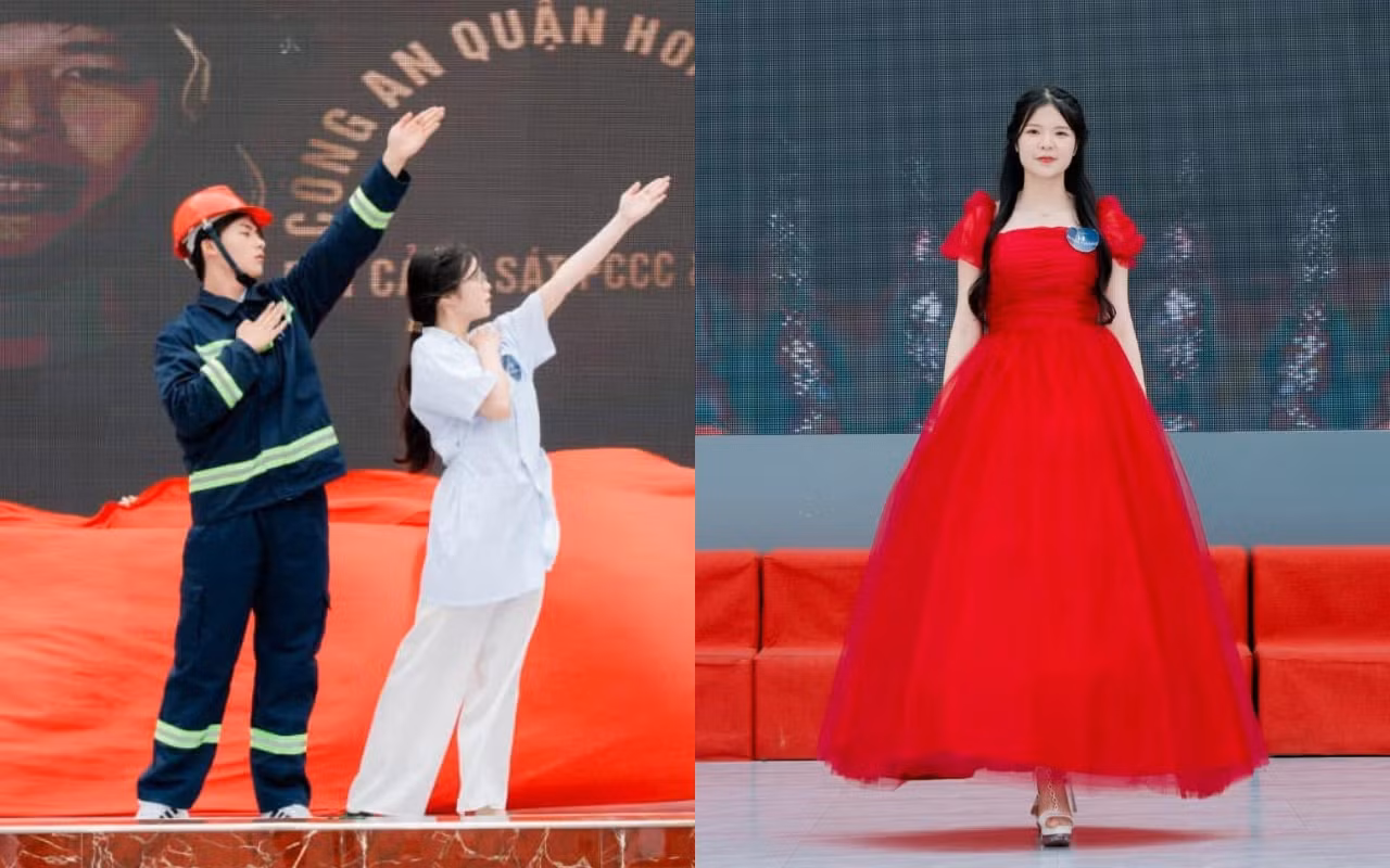 Huyền Thương tại cuộc thi The Face TPC hồi tháng 3/2024. Huyền Thương tại cuộc thi The Face TPC hồi tháng 3/2024.
