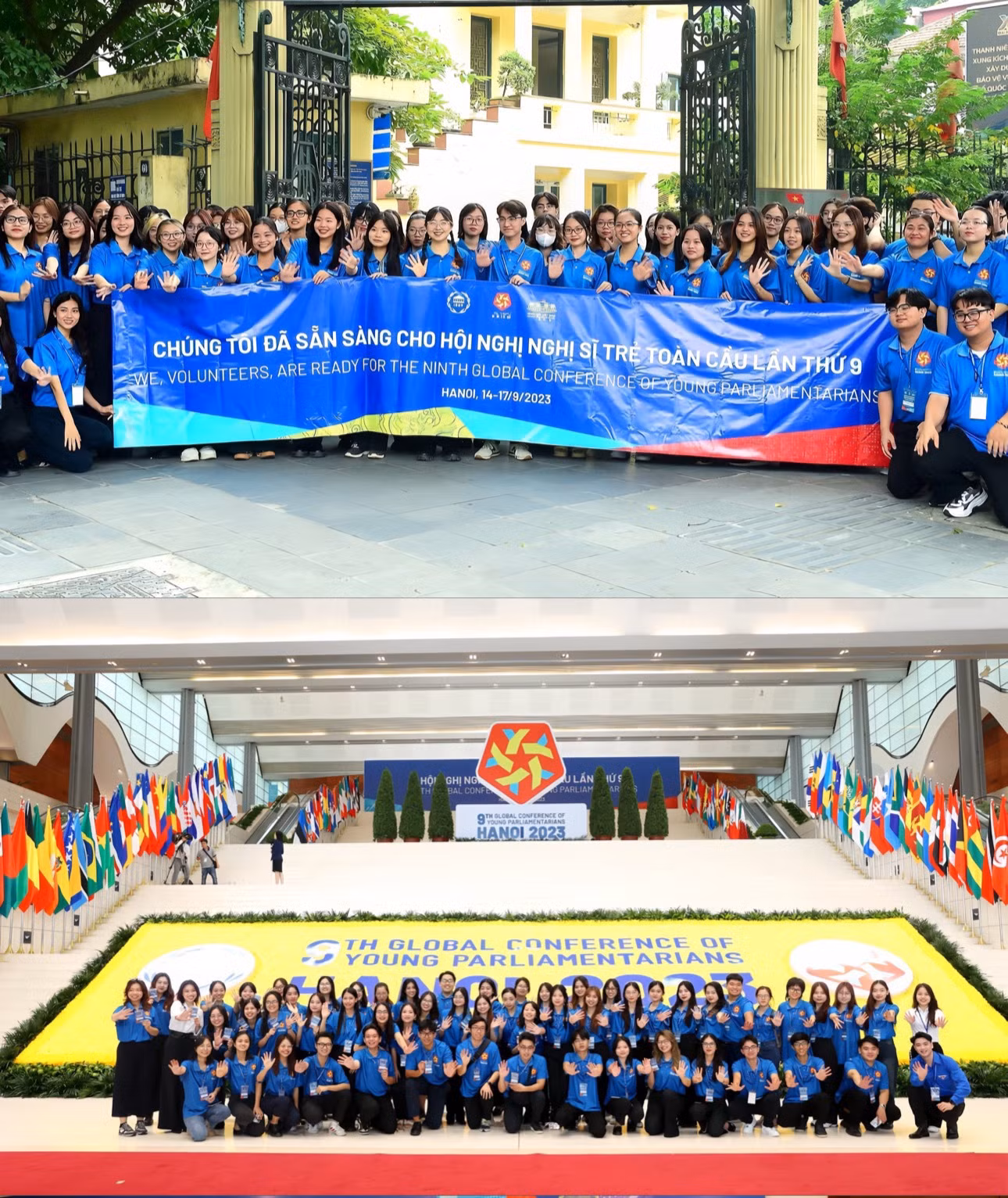 Trang Nhung với vai trò tình nguyện viên của Hội nghị Nghị sĩ trẻ toàn cầu lần thứ 9 do Quốc hội Việt Nam đăng cai tổ chức từ ngày 14-17/9/2023 tại Hà Nội. Trang Nhung với vai trò tình nguyện viên của Hội nghị Nghị sĩ trẻ toàn cầu lần thứ 9 do Quốc hội Việt Nam đăng cai tổ chức từ ngày 14-17/9/2023 tại Hà Nội.