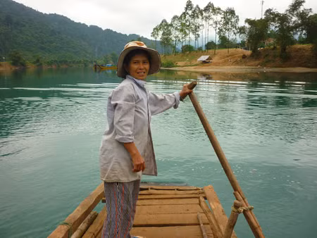 Chị Trần Thị Liên, nữ phu đò duy nhất ở bến Trằm Mé