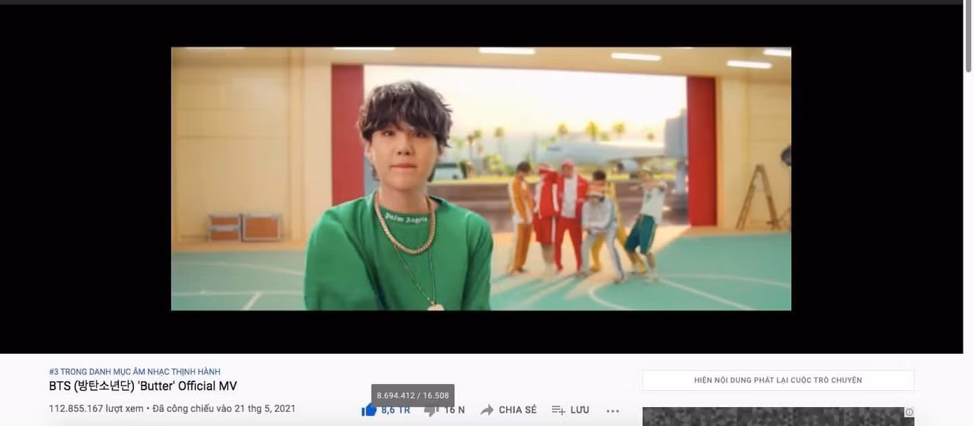 Ảnh: BTS Chart & Sale Ảnh: BTS Chart & Sale