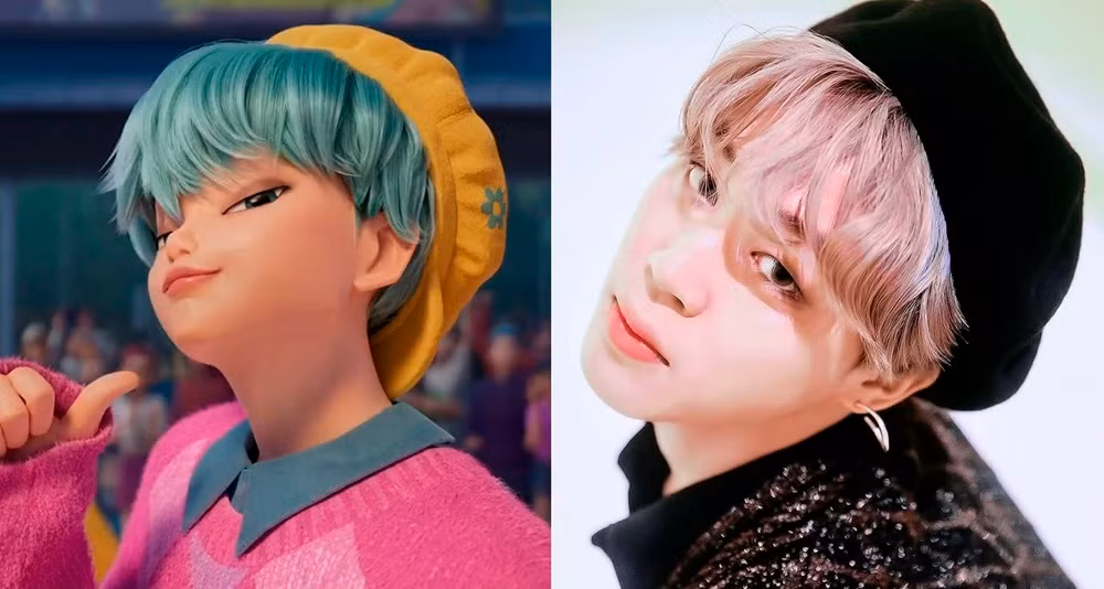 Jimin truyền cảm hứng về sự "dễ thương" cho Baby.