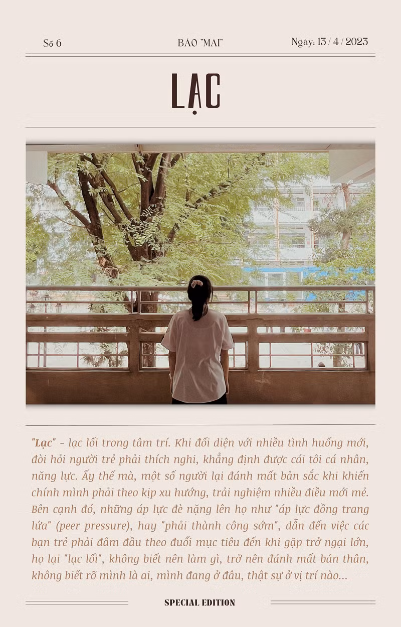 Sản phẩm "báo chí" được teen Trung học Thực hành ĐHSP TP.HCM thực hiện.