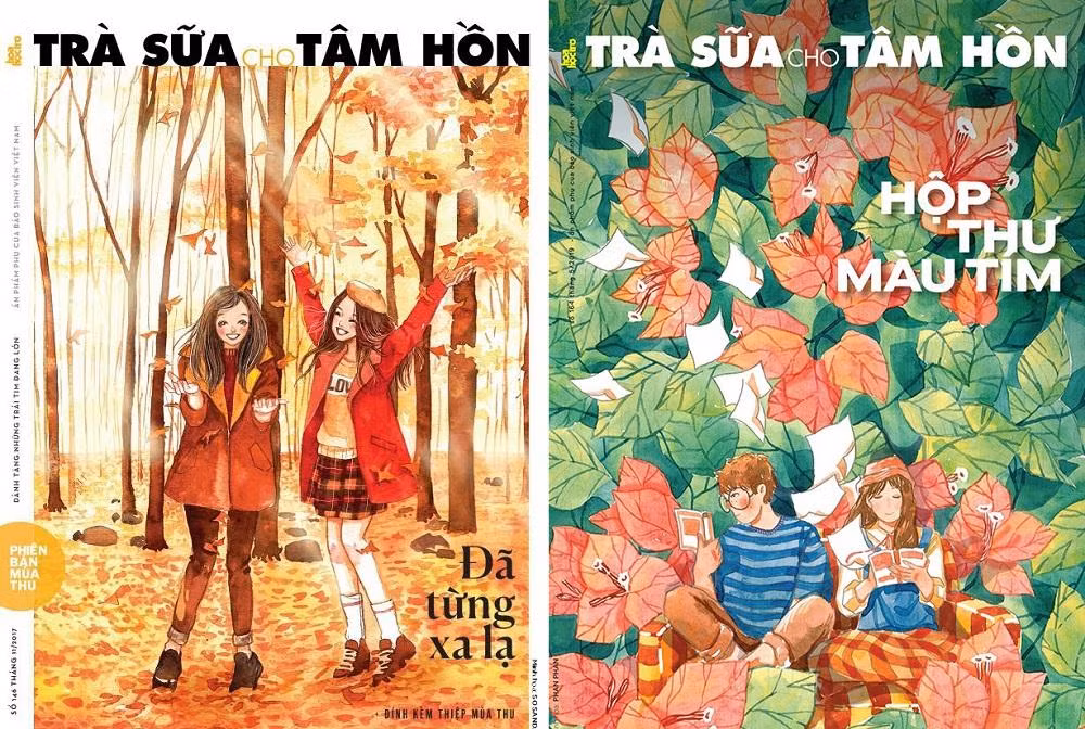 Một số bìa Trà Sữa cho Tâm Hồn.