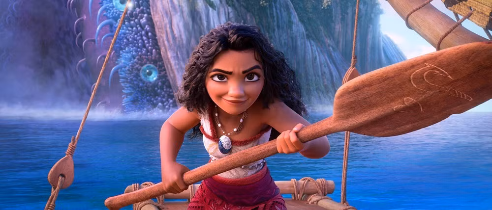 Sang phần 2, Moana đã trưởng thành hơn khá nhiều.
