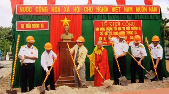 Quang cảnh lễ khởi công. Ảnh: Võ Văn Tạo - TTO