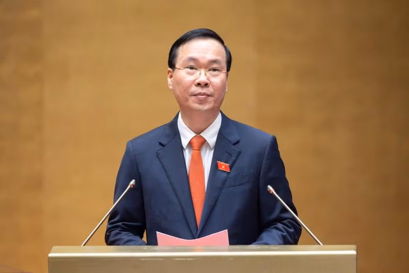 Chủ tịch nước Võ Văn Thưởng. Ảnh: QH Chủ tịch nước Võ Văn Thưởng. Ảnh: QH