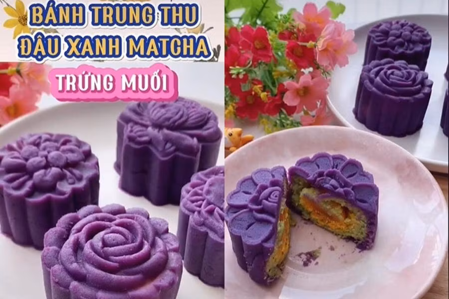 Chiếc bánh Trung thu bé xinh có màu sắc bắt mắt, cách làm lại cực kỳ dễ dàng. Chiếc bánh Trung thu bé xinh có màu sắc bắt mắt, cách làm lại cực kỳ dễ dàng.
