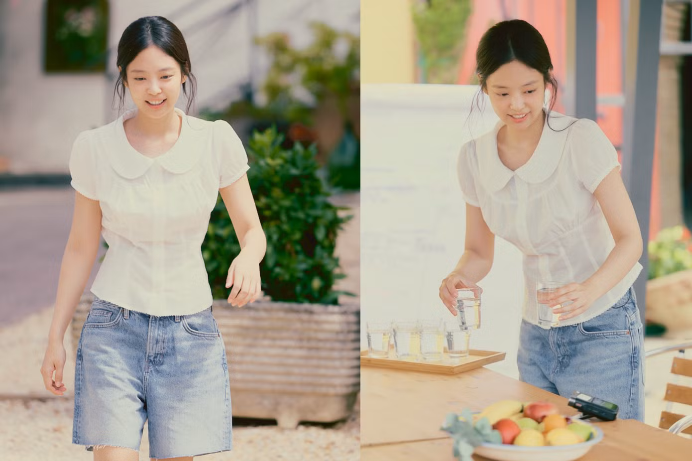 Sự đối lập đáng yêu trong hình ảnh đời thường của Jennie khi trở thành cô chủ nhà trọ được thể hiện trong My name is Gabriel.