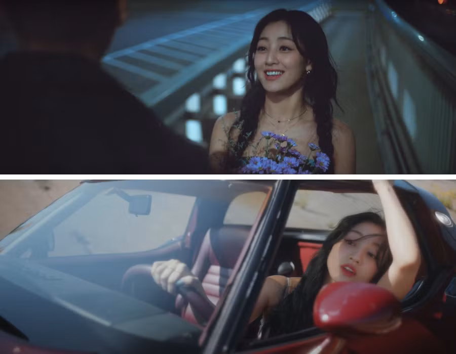 Jihyo xinh đẹp trong MV.