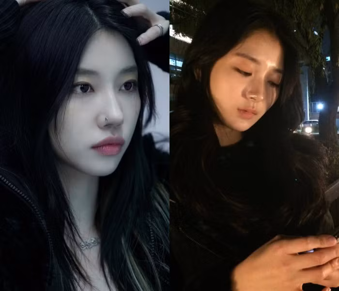 Khoảng cách tuổi tác giữa Heeyoung (bên trái) và Hangyul (bên phải) khiến nhiều người nghi ngại.