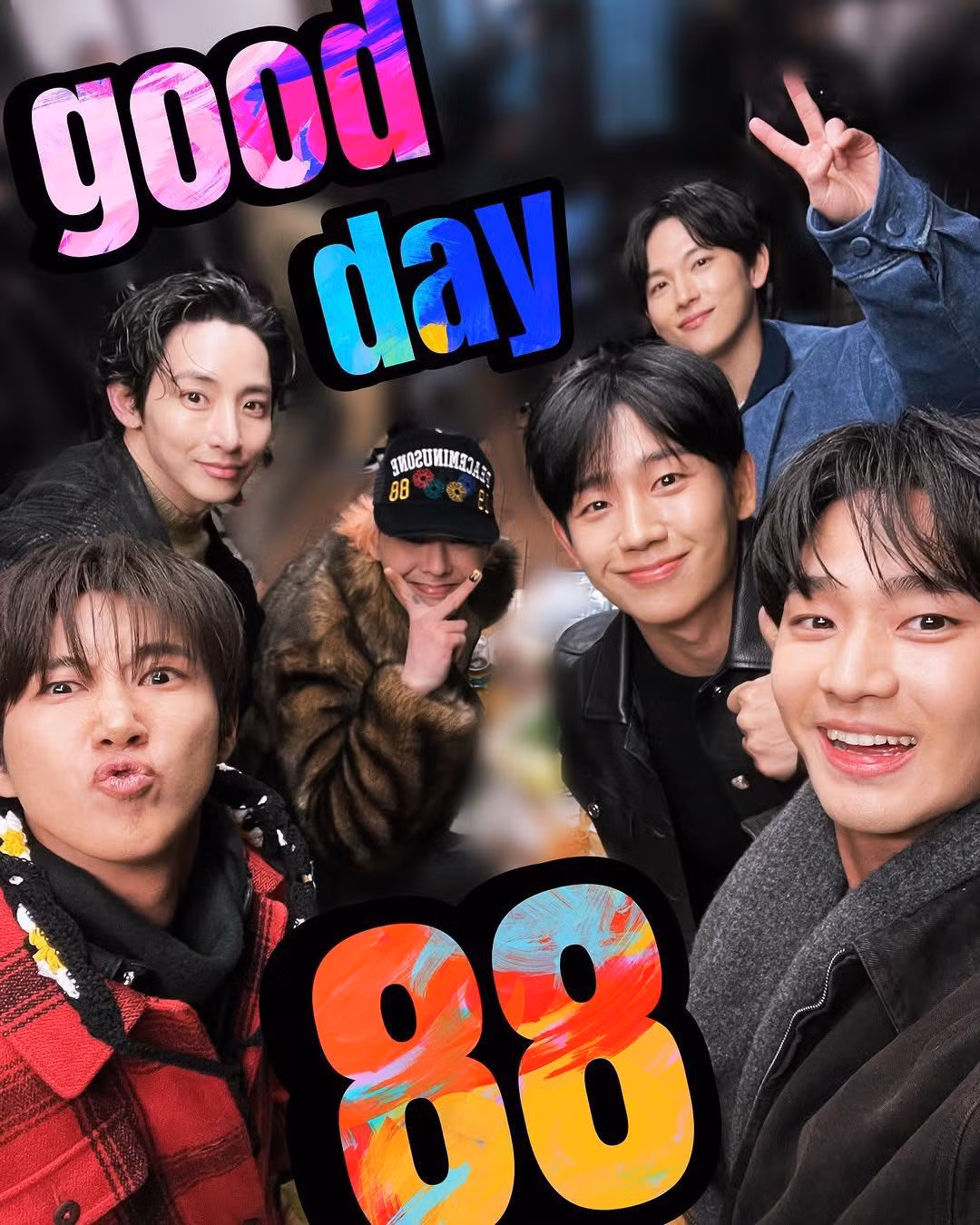 Kim Soo Hyun và hội bạn thân 88-line trong show Good Day đã lên sóng.
