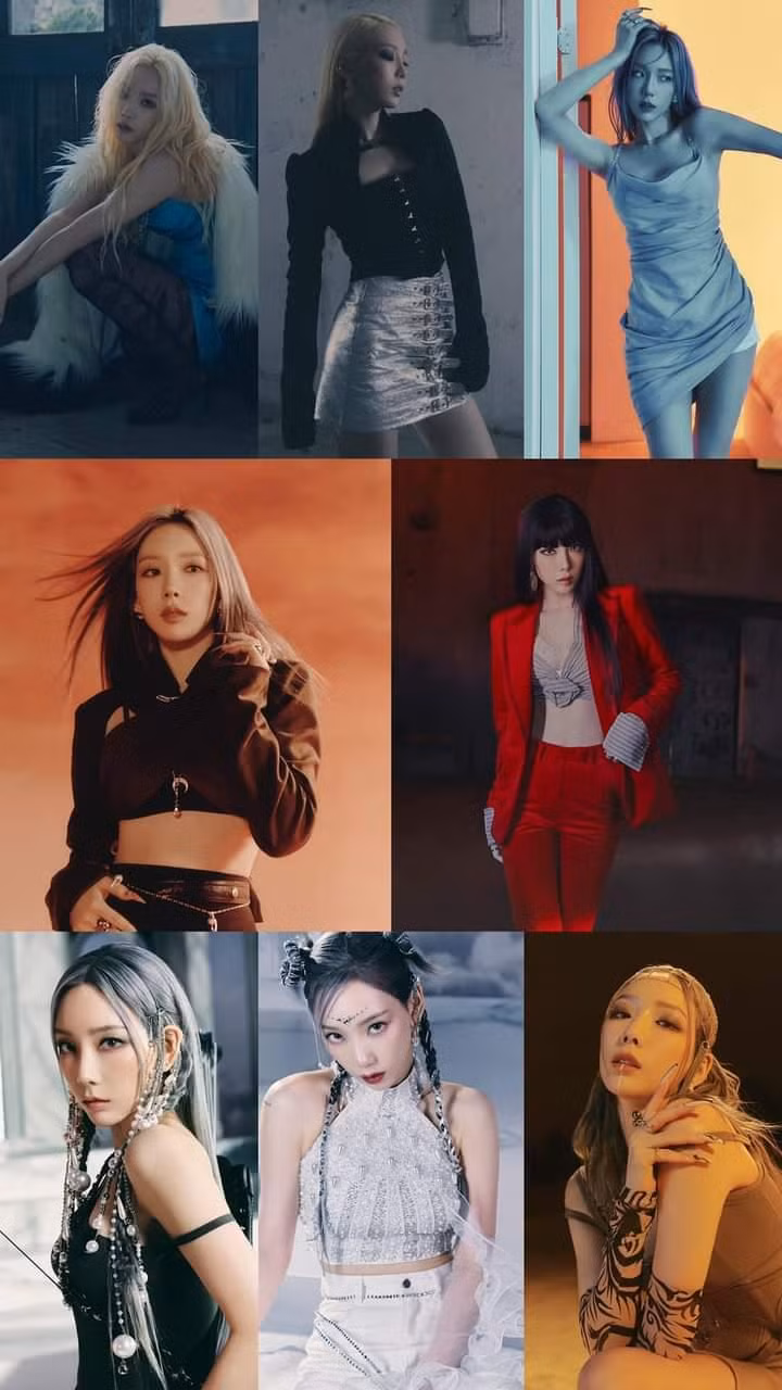 Tạo hình và concept đa dạng lần này của Taeyeon được fan đùa rằng dường như cô nàng đã dốc hết "vốn liếng" vào INVU.