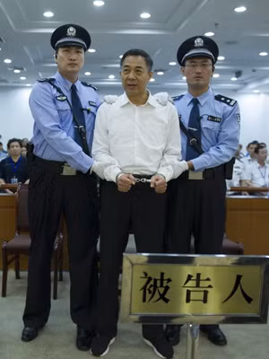 Ngày 22/9, ông Bạc Hy Lai bị kết án chung thân. Ảnh: Xinhua
