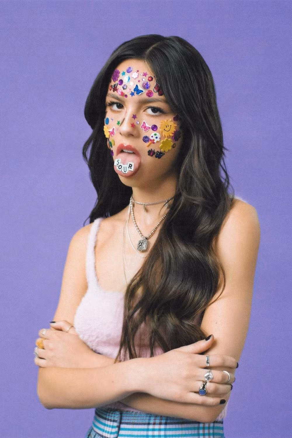 Ảnh cover cho album SOUR - album đầu tay của Olivia.