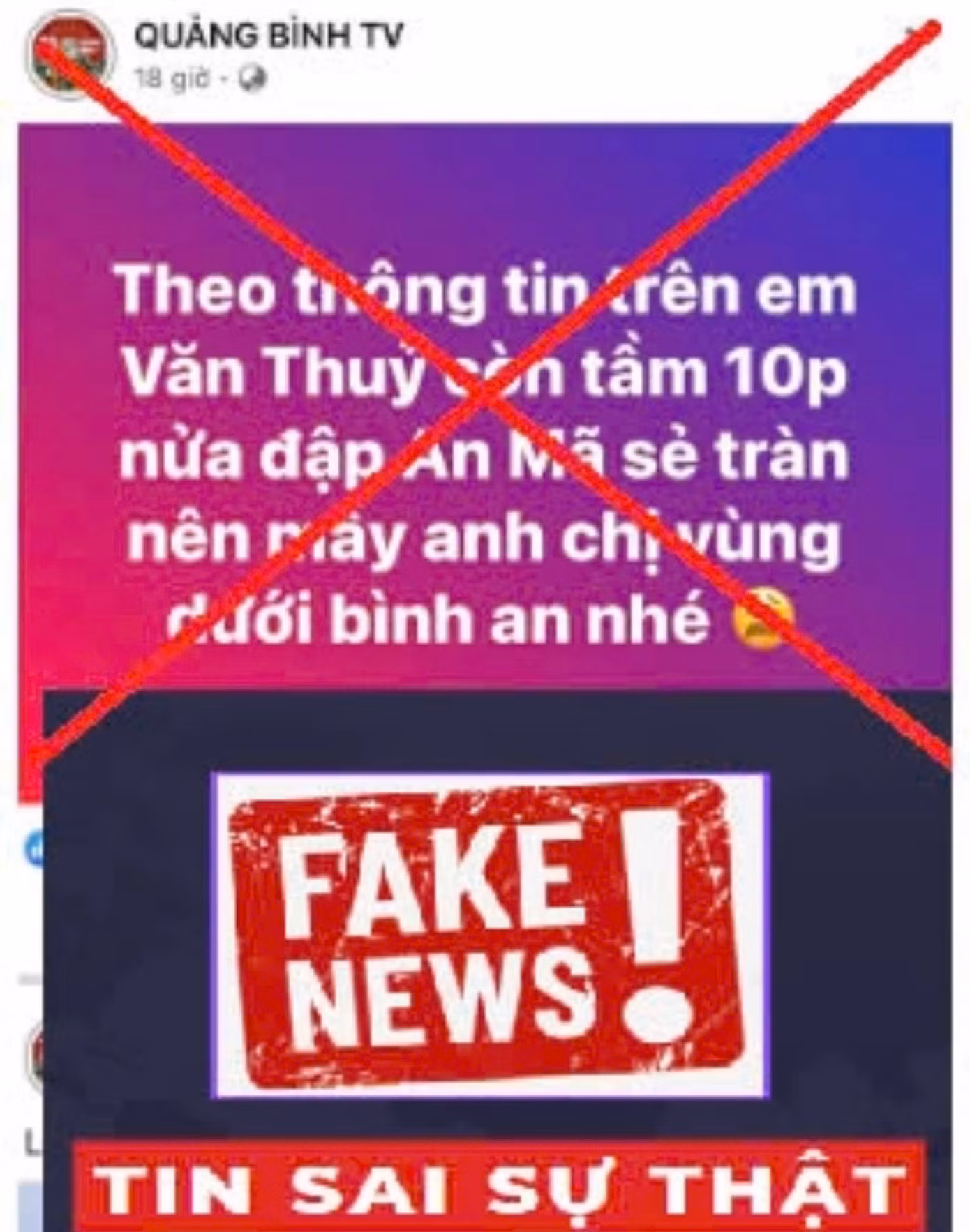 QUẢNG BÌNH TV là một trang mạng xã hội có lượng tương tác lớn.