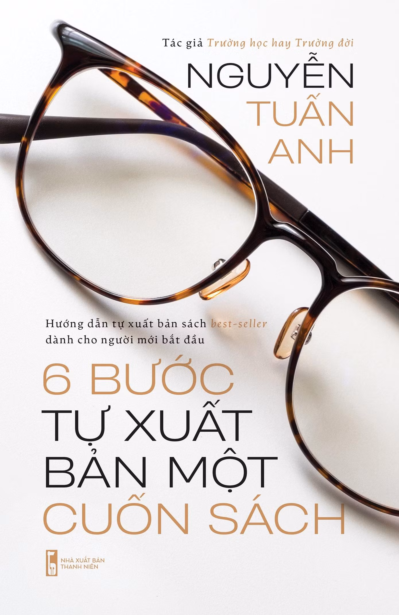 Sách "6 bước tự xuất bản một cuốn sách" được phát hành bởi Nhà xuất bản Thanh Niên, gồm bìa cứng, bìa áo và gâng 200 trang ruột màu, được phát hành tại FAHASA, PHƯƠNG NAM, TIKI, TÂN VIỆT... Giá bìa: 199.000 đồng.