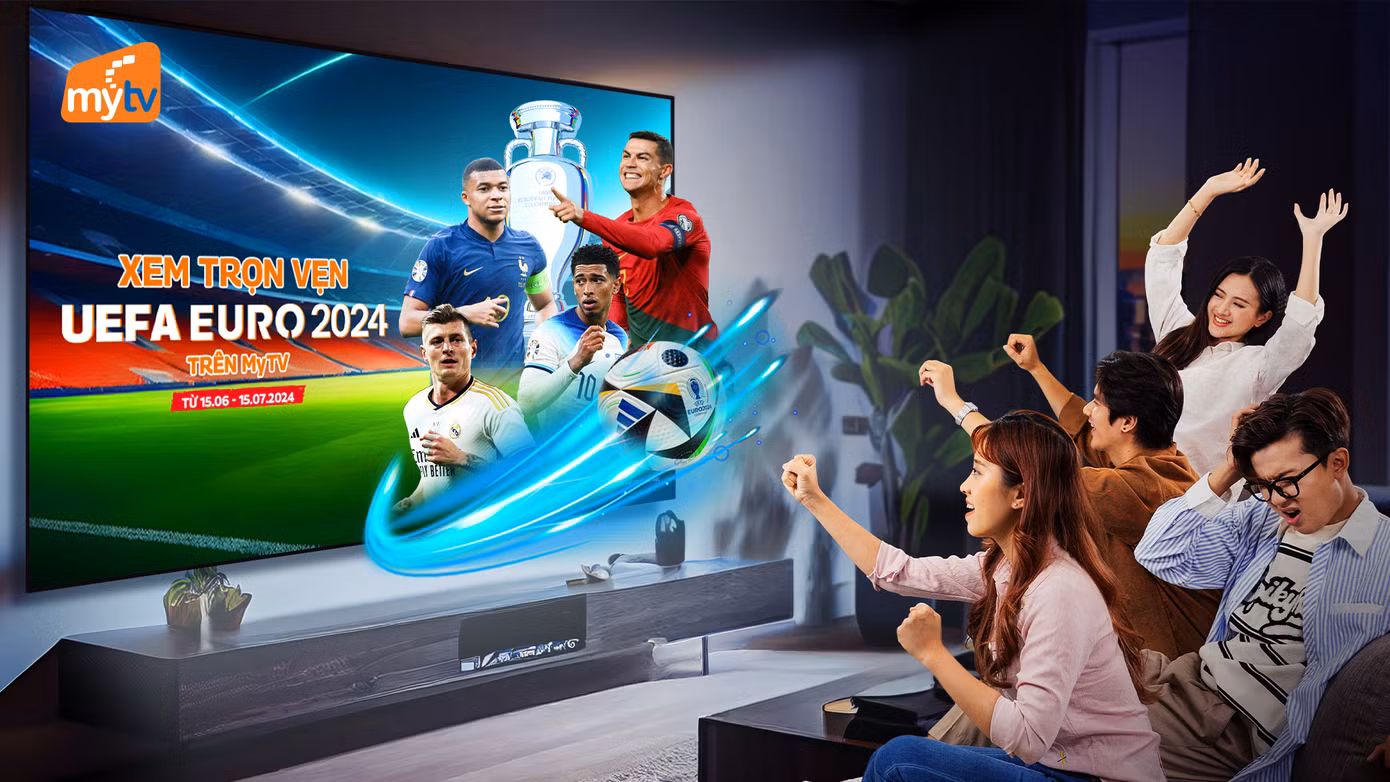 Xem UEFA Euro 2024 trên MyTV cùng nhiều tiện ích hấp dẫn
