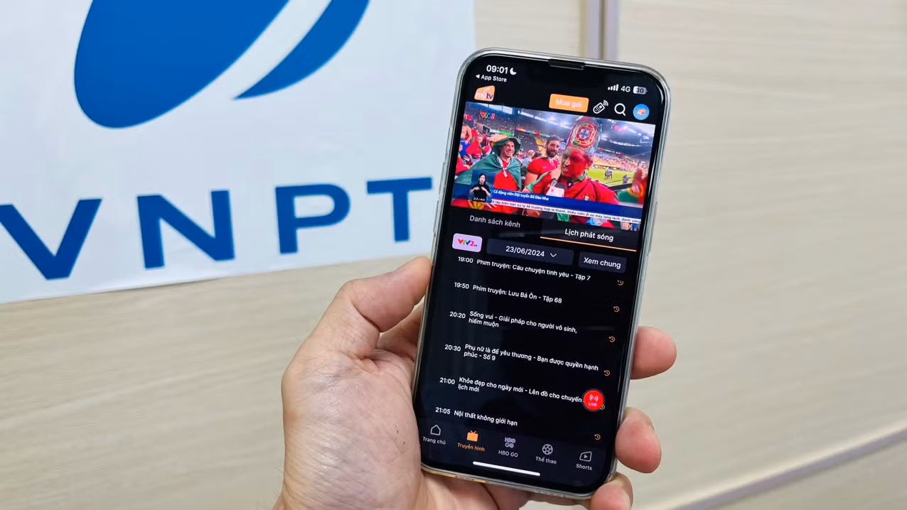 Xem UEFA Euro 2024 trọn vẹn trên MyTV không mất data 4G