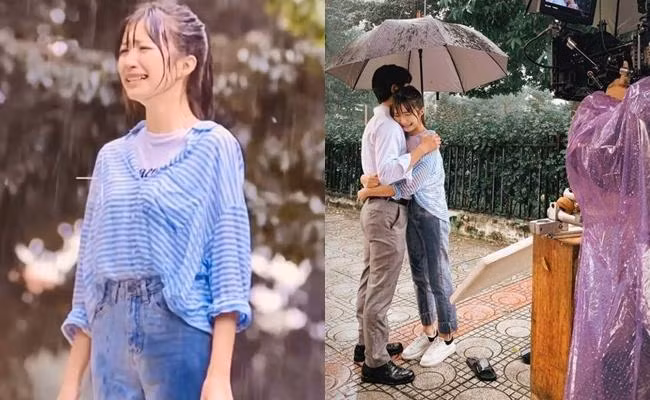 Phải chăng đây là cảnh phim bắt đầu tình yêu của đôi trẻ?