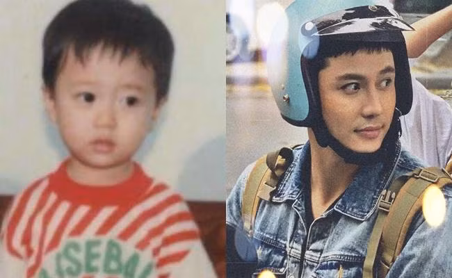 Thanh Sơn lúc nhỏ sở hữu đôi mắt to tròn, nước da trắng rất đáng yêu. Thanh Sơn lúc nhỏ sở hữu đôi mắt to tròn, nước da trắng rất đáng yêu.