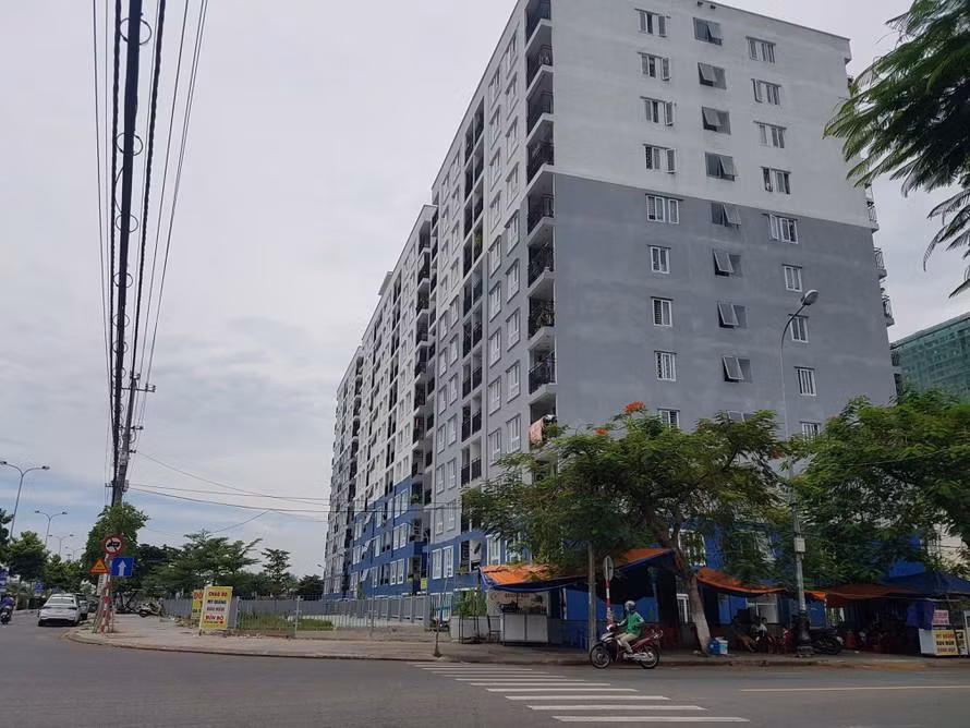 Chung cư An Trung 2 (quận Sơn Trà, TP Đà Nẵng) nơi xảy ra sai phạm trong xét duyệt hồ sơ.