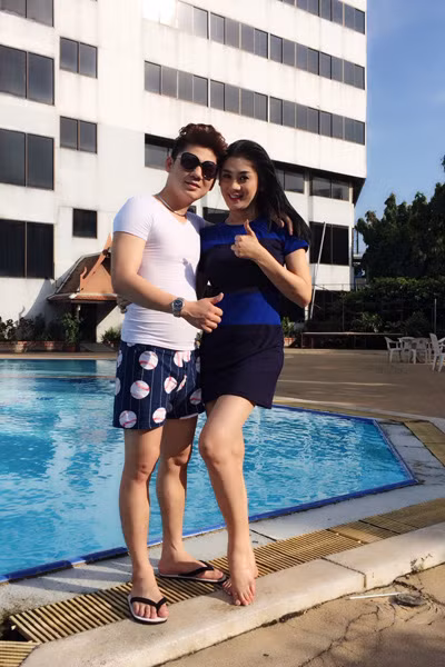 Lâm Chi Khanh đang ở Thái Lan để quay nốt những phân đoạn còn lại trong phim của đạo diễn Việt Trinh