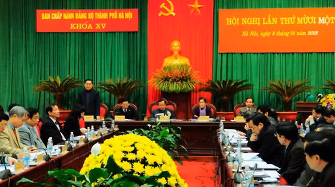 Theo Thành ủy Hà Nội, nội dung tổ chức lấy phiếu tín nhiệm sẽ được thực hiện theo hình thức lấy... 
