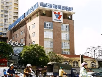 Trụ sở tập đoàn Vinashin tại Hà Nội. Ảnh : Hồng Vĩnh.