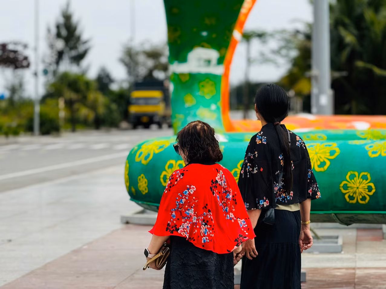 Việc đưa đôi linh vật này về đây, nhằm tạo điểm nhấn mới lạ cho du khách. Ảnh: Nguyễn Ngọc Việc đưa đôi linh vật này về đây, nhằm tạo điểm nhấn mới lạ cho du khách. Ảnh: Nguyễn Ngọc