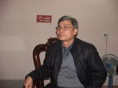 Chủ tịch UBND huyện Ứng Hòa Nguyễn Quyết Chiến nói vi phạm trong vụ việc thi tuyển cán bộ công chức ở huyện này là không thể chối cãi. Ảnh: Minh Tuấn