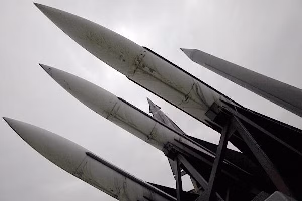 Hình ảnh một tên lửa Scud-B của Triều Tiên. Ảnh: Reuters..