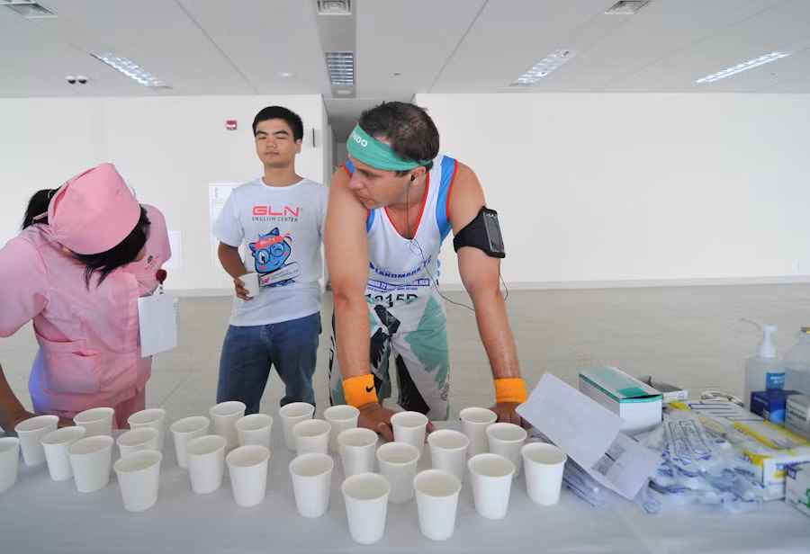 Nhiều vận động viên người nước ngoài cũng mất sức