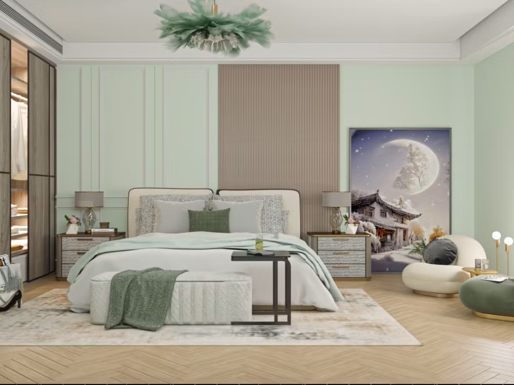 Các món đồ trang trí nhỏ gọn là điểm nhấn thẩm mỹ và thể hiện cá tính riêng của chủ nhân căn phòng (Ảnh: Behance)