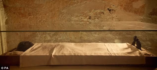 Hình ảnh toàn bộ xác ướp vua Tutankhamun