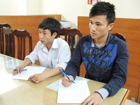 Hai đối tượng Khá và Trường tại CQĐT