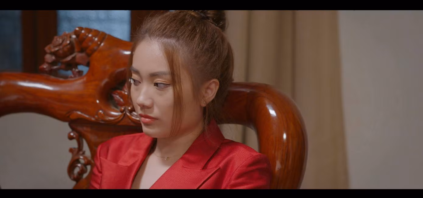 Kiều My vào vai cô con dâu gây ức chế trong Dưới bóng cây hạnh phúc. Ảnh: CMH.