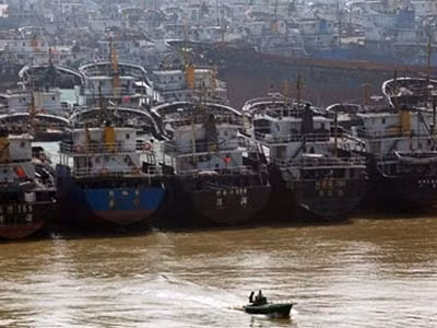 Tàu cá Trung Quốc đã nhiều lần xâm phạm khu vực quần đảo Trường Sa của Việt Nam. Trong ảnh là các tàu cá Trung Quốc tại một cảng thuộc tỉnh Hải Nam - Ảnh: AP