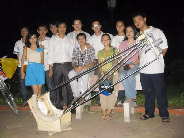 HAAC trong một lần đi quan sát tại Bình Châu (Đồng Tháp)