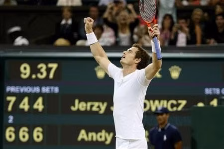 Murray là niềm hy vọng vàng của chủ nhà chấm dứt cơn khát 77 năm không danh hiệu
