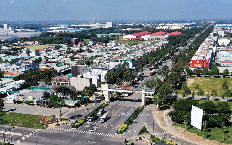 Một góc huyện Bàu Bàng