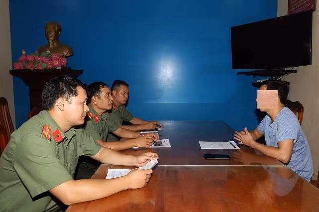 Cơ quan công an làm việc với Nguyễn Kiên Quyết.