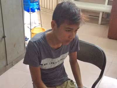 Một trong hai tên cướp tuổi teen