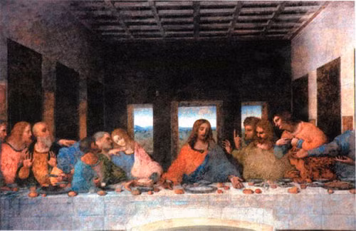 Bức họa “Bữa ăn tối cuối cùng” của Da Vinci