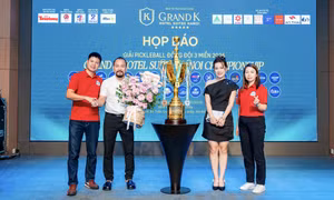 32 đội quy tụ tại ở Siêu giải Pickleball 3 miền tại Hà Nội